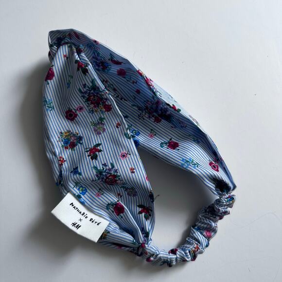 H&M PATTERNED SATIN HAIRBAND - Picture 5 of 5